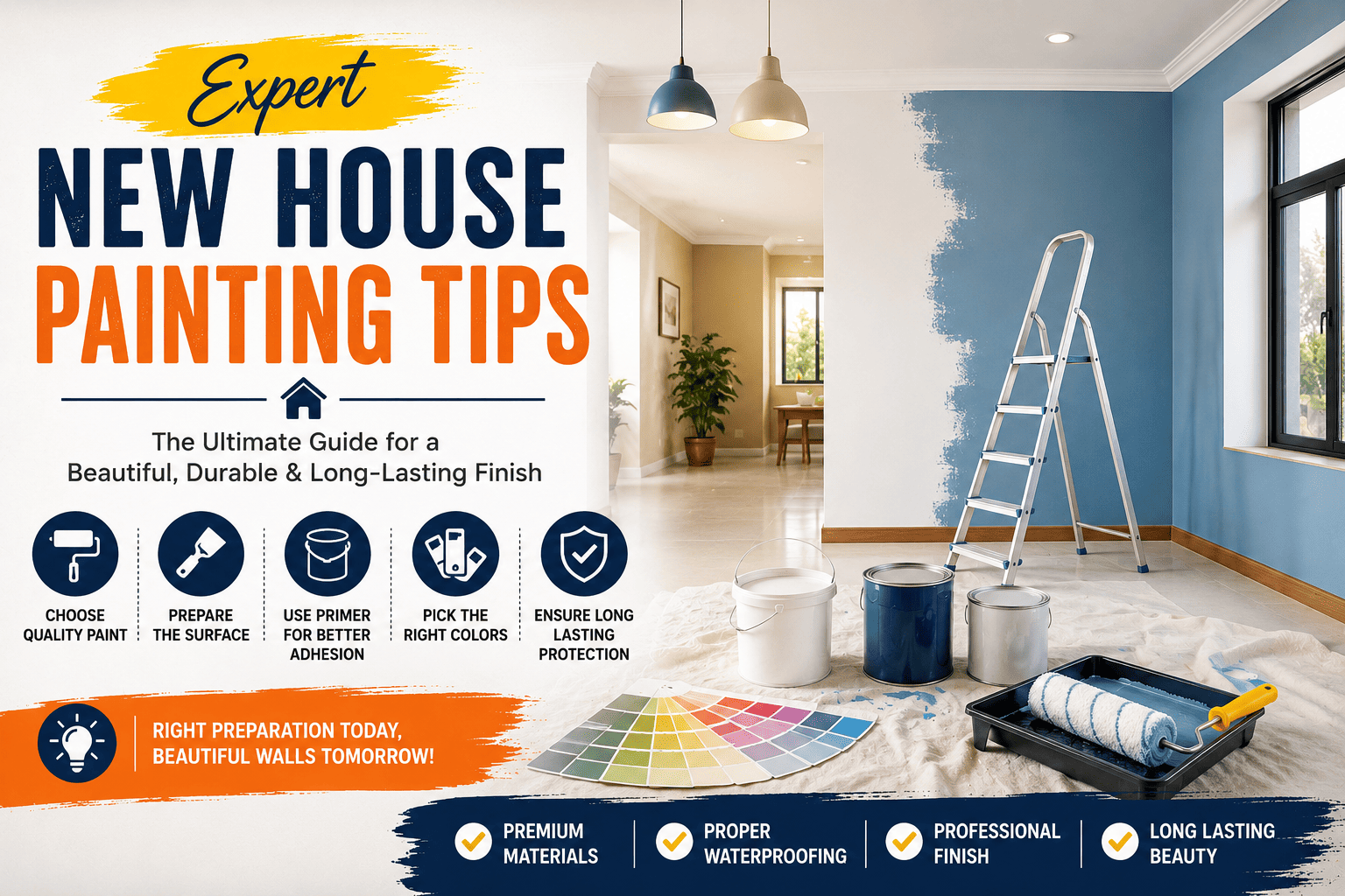 New House Painting Tips: The Ultimate Guide for a Beautiful & Long-Lasting Finish (2026)